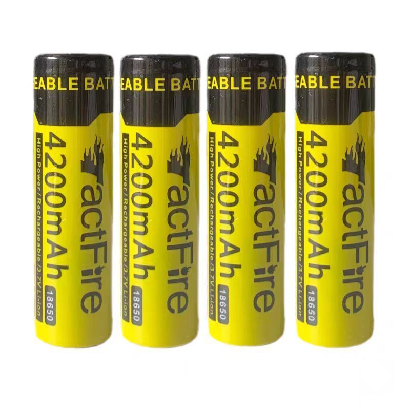 神火18650鋰電池 4200mAh大容量可充電電池 3.7V-4.2V收音機 強光手電筒 手持小風扇通用電池HNB