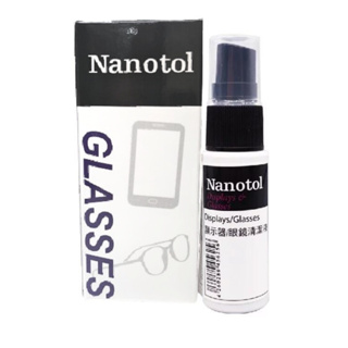 【Nanotol】 眼鏡/顯示器奈米清潔液 (20ml一入)贈德國超細纖維布乙張︱【益明隱形眼鏡行】