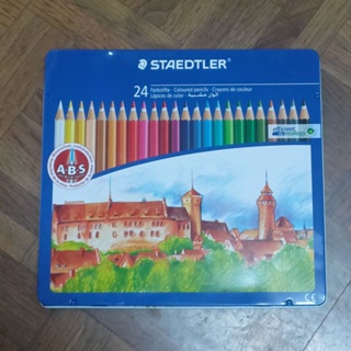 德國 STAEDTLER 施德樓 油性色鉛筆 24色