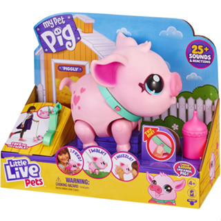 Little Live Pets 我的寵物小豬 MO26366 可愛互動迷你豬 寵物 互動 玩具 PIG