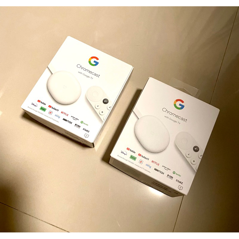 🇺🇸美國購入 全新白色Google TV 4K_Chromecast with Google