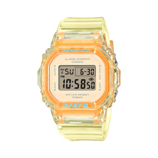 CASIO卡西歐G-SHOCK BGD-565SJ-9 夏季繽紛果凍透明電子腕錶 37.9mm 黃色