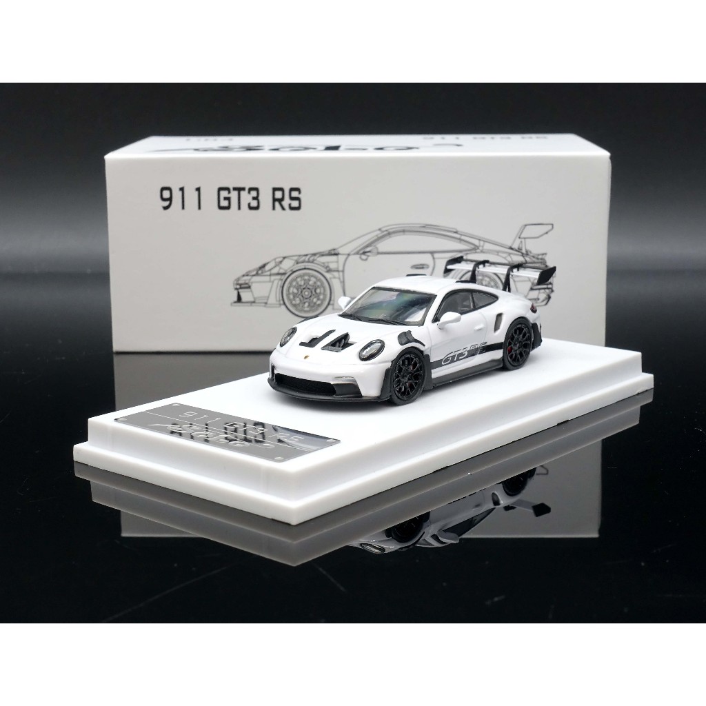 【M.A.S.H】現貨特價 SOLO 1/64 Porsche 911 992 GT3 RS white