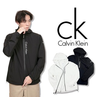Calvin Klein 防水拉鍊 男款 薄外套 黑色 CK現貨 大尺碼 男生 外套 防風外套 #9765