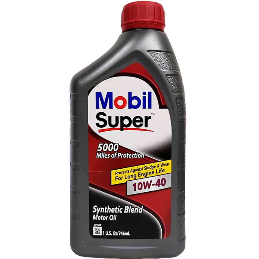 《油工坊》 【整箱12罐】Mobil 美孚 Super 5000 10W40 合成 機油 SN PLUS