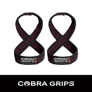 [美國 Cobra Grips] 眼鏡蛇 8字拉力帶 健身拉力帶 助握帶 助力帶 倍力帶 Straps 巴弟商城