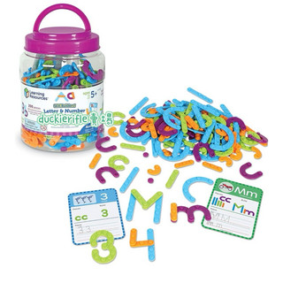 預購 Letter Construction 英文字母 數字 拼拼樂 字卡 Learning Resources
