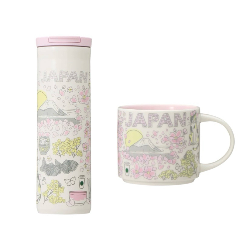星巴克 日本櫻花杯 櫻花馬克杯 隨行杯 水壺