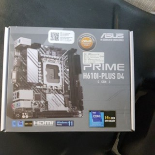主機板空盒 原廠 華碩ASUS PRIME H610I-PLUS D4