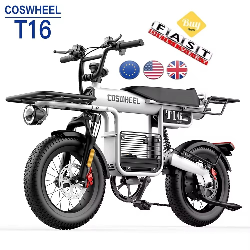 Coswheel T16 48V 1000w 胖胎山地電動自行車越野