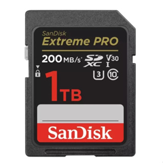 SanDisk 1TB SDXC【200MB/s】Extreme Pro UHS-I 4K U3 V30 相機記憶卡