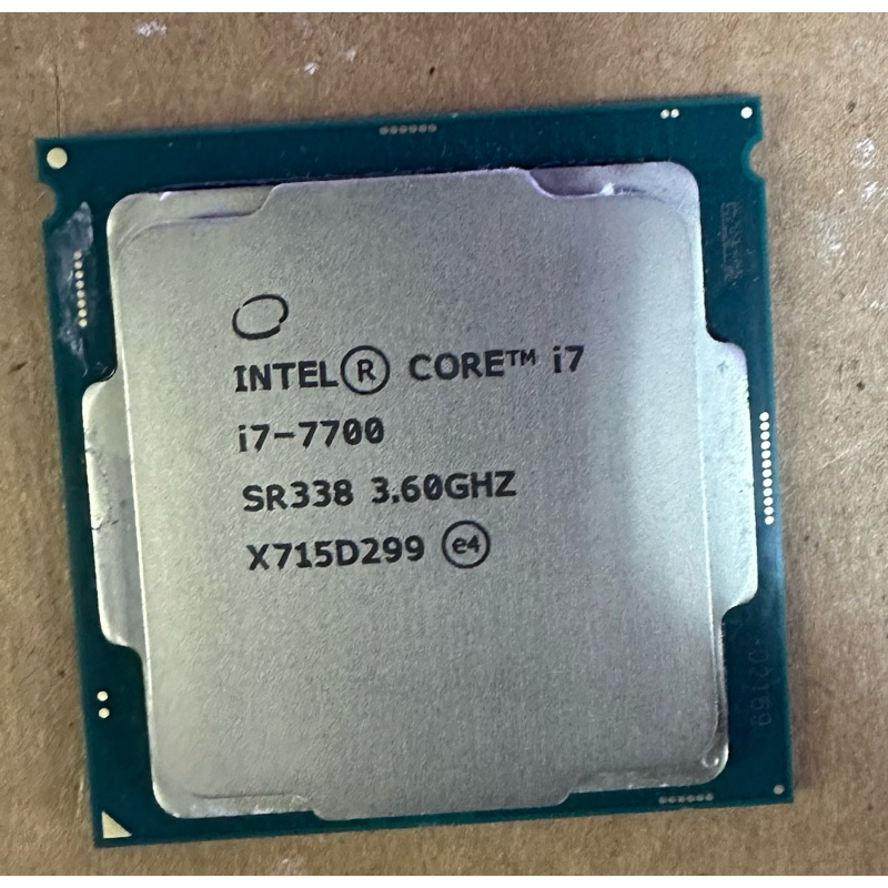 中古 二手 良品 CPU INTEL I7-7700 功能正常 可以開機