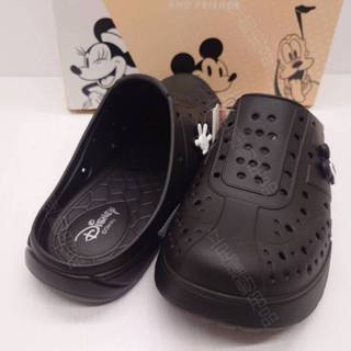 立足運動用品 女鞋 Disney迪士尼授權 米奇米妮 TSUM 立體造型輕量防水洞洞休閒鞋 121403 黑