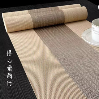 悟心齋商行 臺灣部分現貨 桌旗 茶席 新中式古典國風 茶檯布 藝長條 茶几 桌布 茶桌墊布 床旗 電視櫃 桌巾 宴王用品