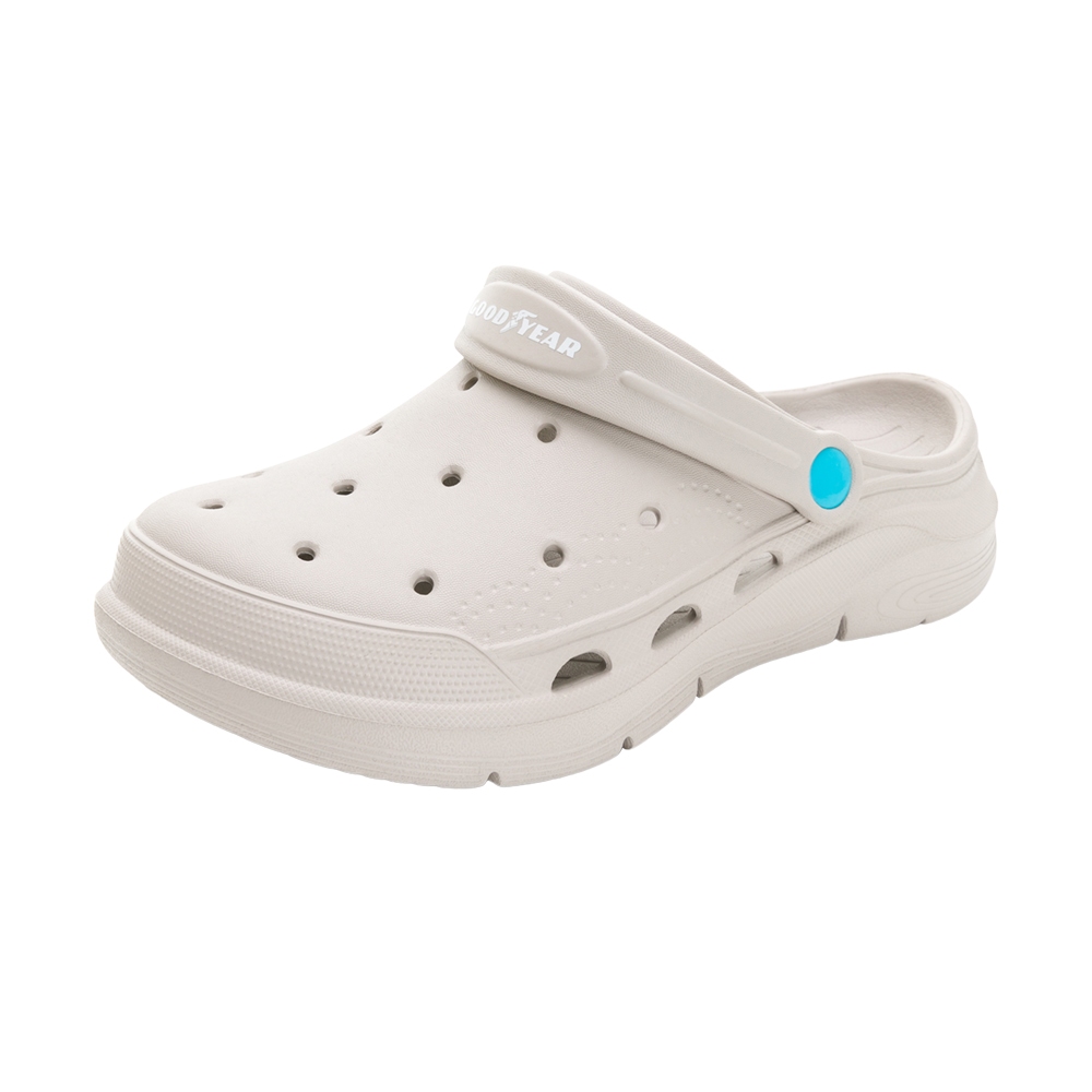 GOODYEAR固特異 夏日輕旅 女鞋 輕便透氣兩穿洞洞鞋 灰 / GAWP42708/K Shoes Plaza