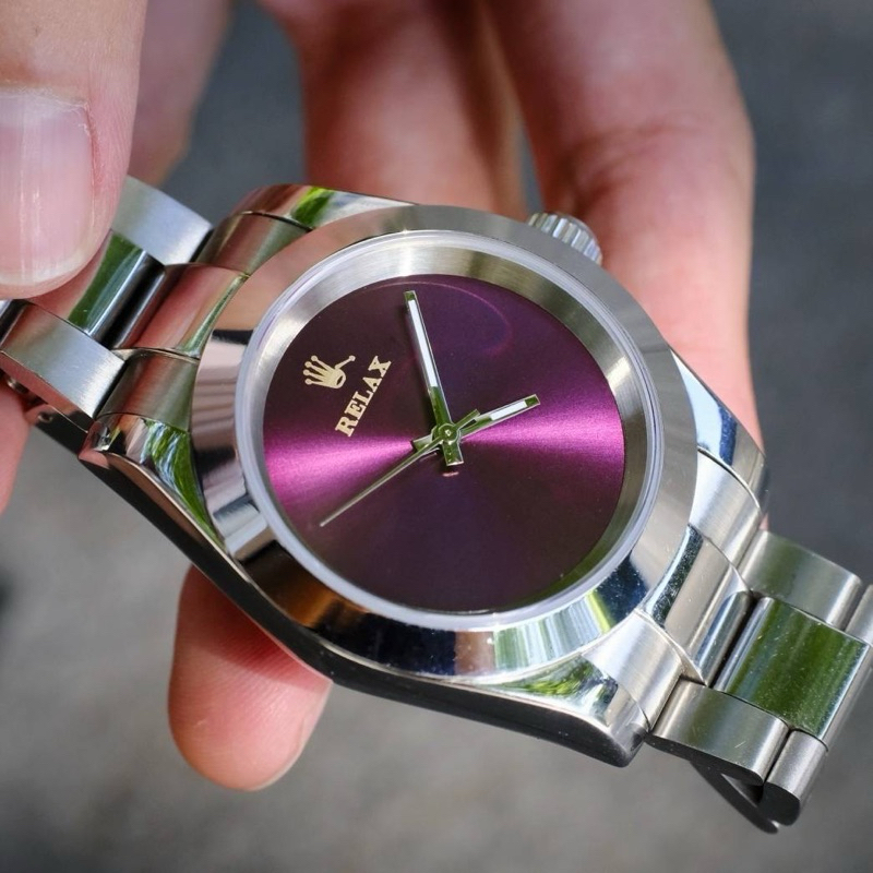 【倏忽計時】｜Relax搞笑x錶盤｜客製機械錶 可客製文字 手工潛水錶 類 seiko mod 改裝 機械錶 nh35