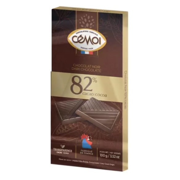 COSTCO代購 好市多 法國 CEMOI 82% 黑巧克力 Dark Chocolate Bar 巧克力 100公克