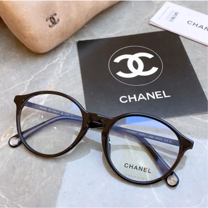 【預購】麗睛眼鏡Chanel【可刷卡分期】香奈兒 CH3468U 黑金色 光學眼鏡 精品眼鏡 明星同款 小香眼鏡 熱賣款