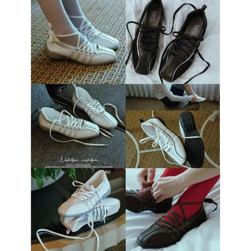 n̶o̶n̶m̶c̶r̶ 韓國代購 ROCKFISH BLISS LACEUP SNEAKERS 芭蕾舞鞋 包鞋 娃娃鞋