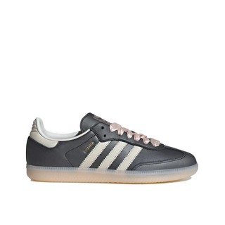 ADIDAS 女鞋 W SAMBA OG BLACK PINK 緞帶 黑銀灰粉【A-KAY0】【IH8047】