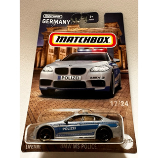 火柴盒 MATCHBOX BMW M5 Police 歐洲汽車系列
