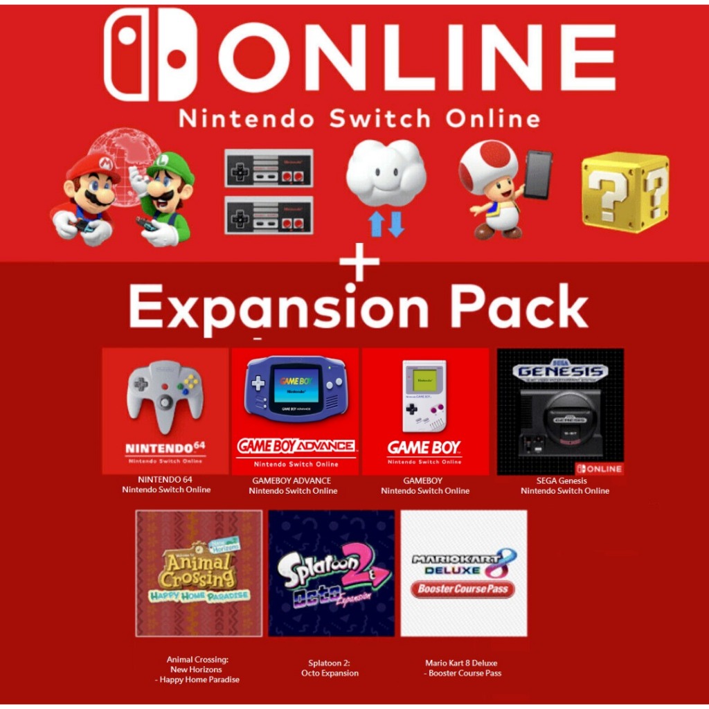 「最安全/最便宜」 (NS) Switch NSO 家庭會員 皮神 Nintendo Online (數位版)