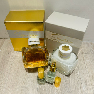 5ml旅行用玻璃噴霧瓶 附Montblanc萬寶龍Signature Absolue 永恆之金 永恆之名 女性淡香精