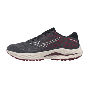 Mizuno 美津濃 男款 慢跑鞋 WAVE INSPIRE 20 24AW -深灰酒紅- J1GC244453