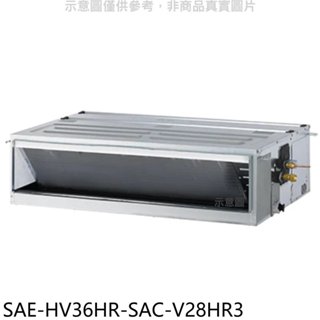 SANLUX臺灣三洋【SAE-HV36HR-SAC-V28HR3】變頻冷暖吊隱式分離式冷氣(含標準安裝) 歡迎議價