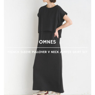 【And MIMU】現貨 日本 OMNES 兩件式洋裝 連身洋裝 連身裙 套裝組 女裝 日本洋裝 日系女裝 日本代購