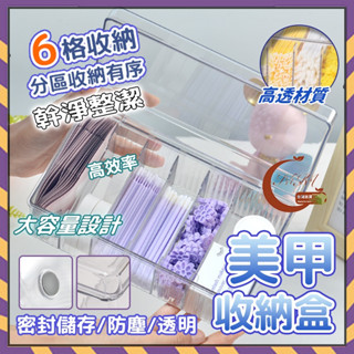 【NIKA】🚀🔥12小時快速出貨 現貨 新款美睫美美容美甲消耗品收納盒亞克力材質帶蓋防灰塵高階大氣上檔次收納盒