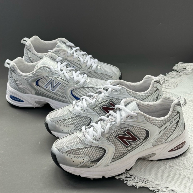 -ES- 部分現貨 New balance 530 復古 NB530 酒紅 銀藍 休閒鞋 MR530GS MR530BS
