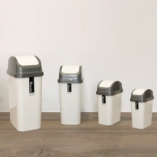 真心良品 KEYWAY 天使附蓋垃圾桶6L/10L/15L/25LCV315/325搖蓋垃圾桶 簡約純白 臺灣製 開發票