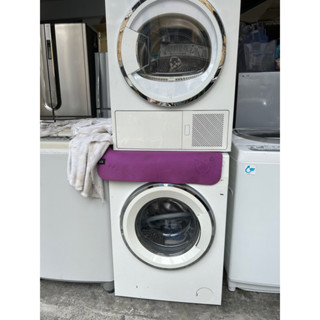 二手中古家電，歐規博朗格10公斤滾筒洗衣機、可搭配乾衣機。保固三個月