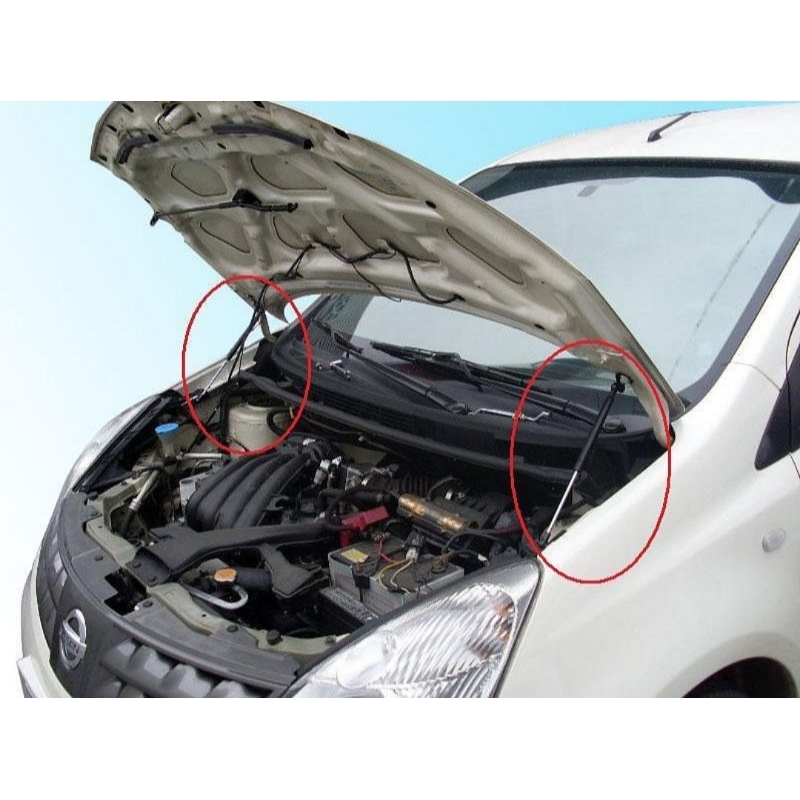 NISSAN / LIVINA 引擎蓋 氮氣頂桿 . 撐桿