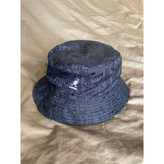 專櫃 KANGOL 變形蟲 雙面戴 漁夫帽 鐘型帽 圓頂帽 袋鼠帽 透氣帽 網美 深藍