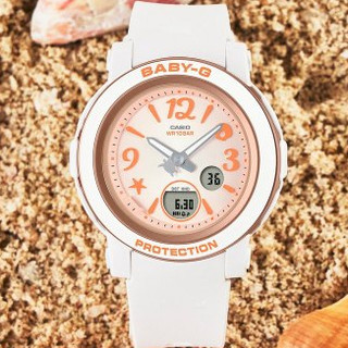 CASIO 卡西歐 BABY-G 熱帶風格 多彩繽紛 海星橘 BGA-290US-4A