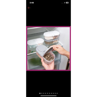 熱賣雙格有蓋廚房食品雜糧密封罐多功能廚房冰箱塑膠儲物收納盒