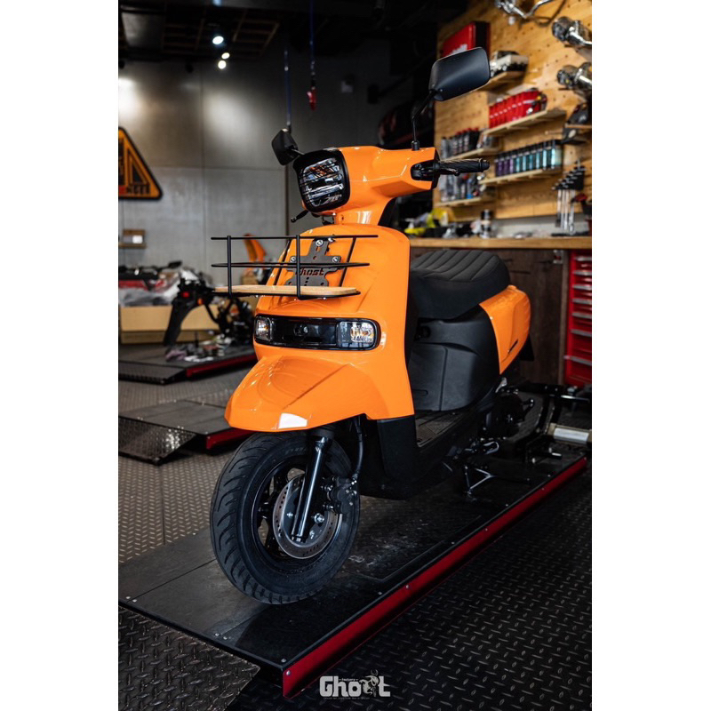 （阿斌精品二輪館）SUZUKI 台鈴 SUI 鴨子125水125專用前菜籃組 文青菜籃 GHOST