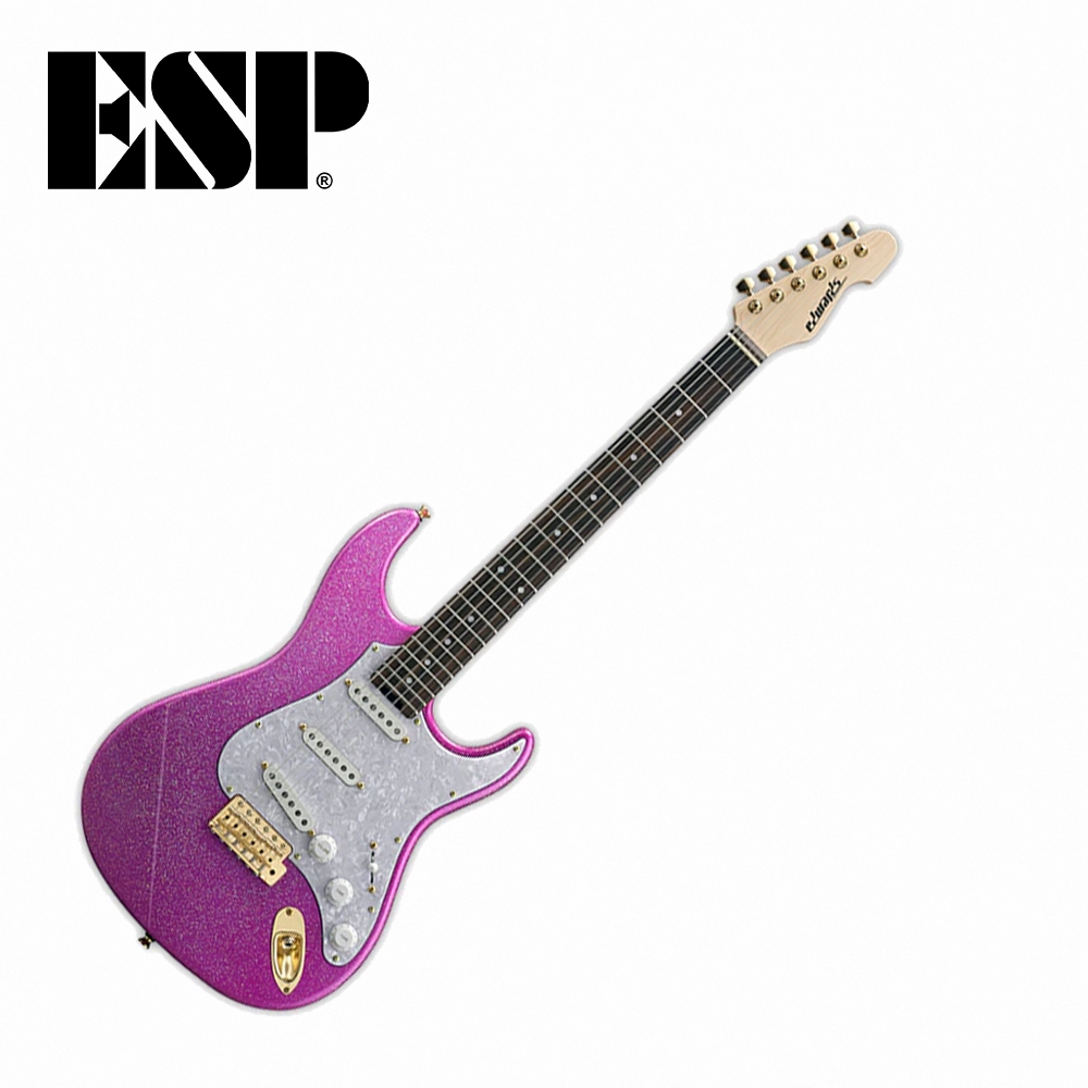 ESP Edwards E-SN-185TO TWPK 大村孝佳簽名款 電吉他 粉紅色【敦煌樂器】