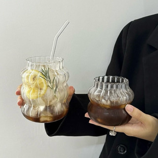 【幸沐商行】可愛胖嘟嘟雲朵玻璃杯 雲朵杯 咖啡杯 拿鐵杯 質感玻璃杯 耐熱玻璃杯 水杯 早餐杯 牛奶杯 飲料杯 吸管玻璃