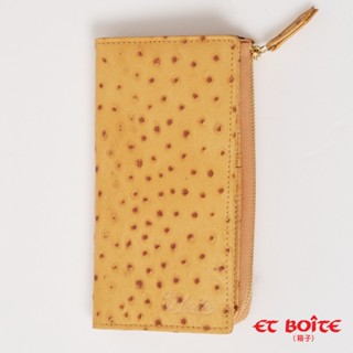 BLUE WAY ET BOiTE 箱子 - 女款 E.T牛皮鈕扣式長夾錢包