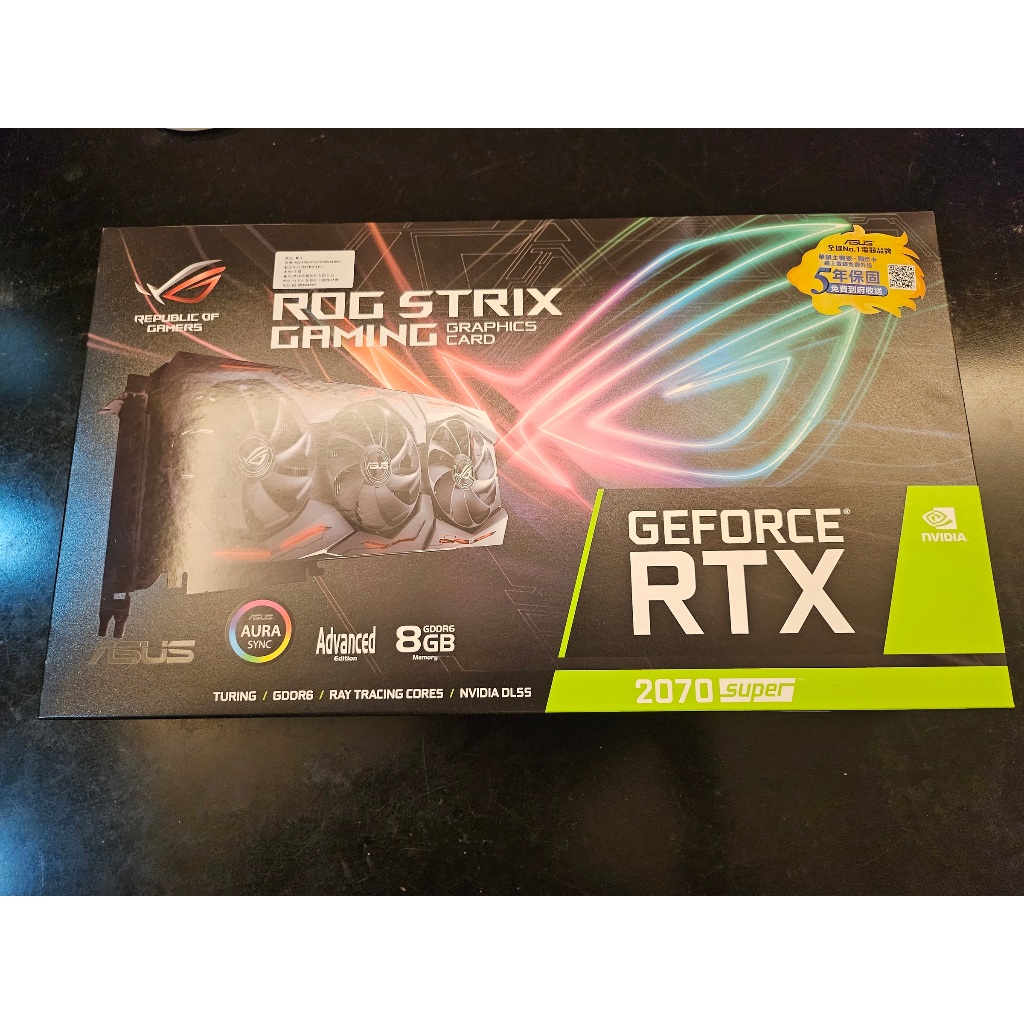二手 ROG STRIX RTX2070S A8G Gaming RTX 2070 super