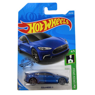 風火輪 Hot Wheels 特斯拉 Tesla Model S 第一代 藍色 電動車 模型 小汽車 汽車模型