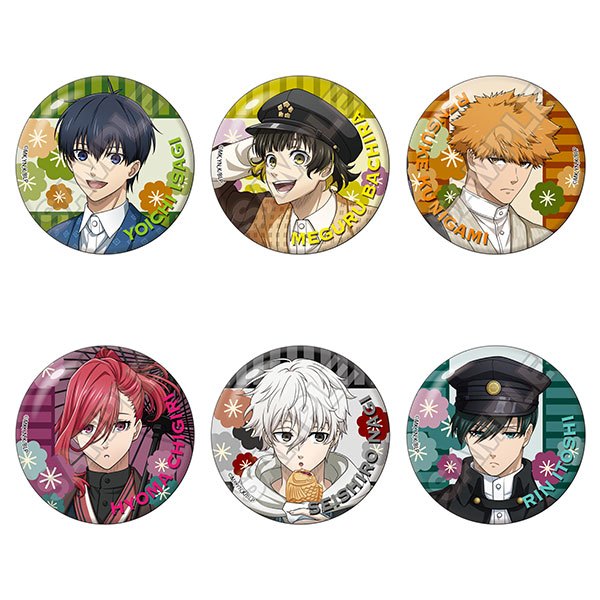 日版現貨 藍色監獄 復古徽章 糸師凛 國神鍊介 千切豹馬 蜂樂廻 潔世一 凪誠士郎 御影玲王