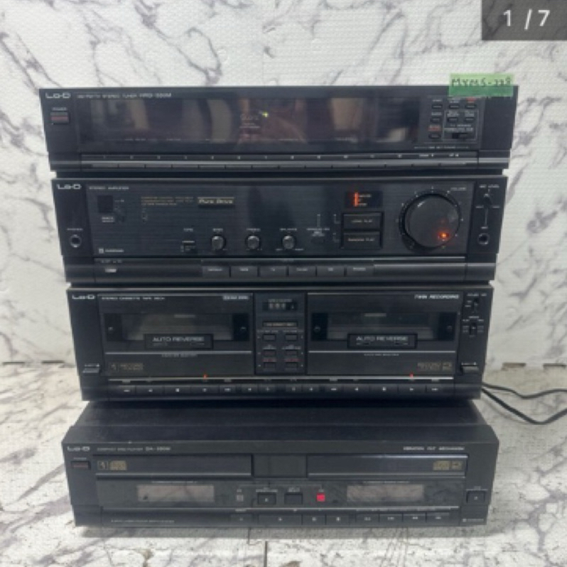 ｛日本組合音響｝Lo-D Stereo System 經典日立LoD 組合音響系統；運作良好～