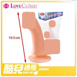 【L】日本 LOVE CLOUD 擬真膚質吸盤陽具 SOFTY Realistic Cock Ball Dildo 假屌
