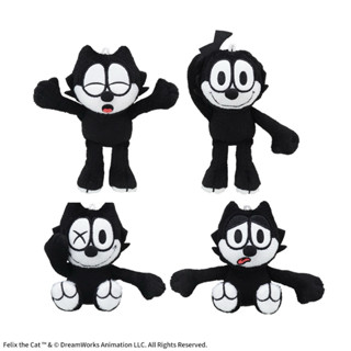 ❤Lika小舖❤全新現貨 日本帶回正版景品玩偶布偶娃娃 菲力貓吊飾 Felix the Cat 復古 黑貓 鑰匙圈 掛件