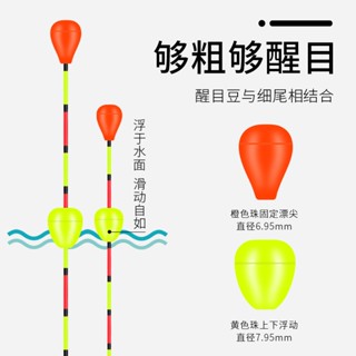(快樂釣具臺灣現貨)浮珠對撞浮標 加粗醒目粗尾高齡敏鯽魚福壽浮標 防風奈米近視輕口浮標