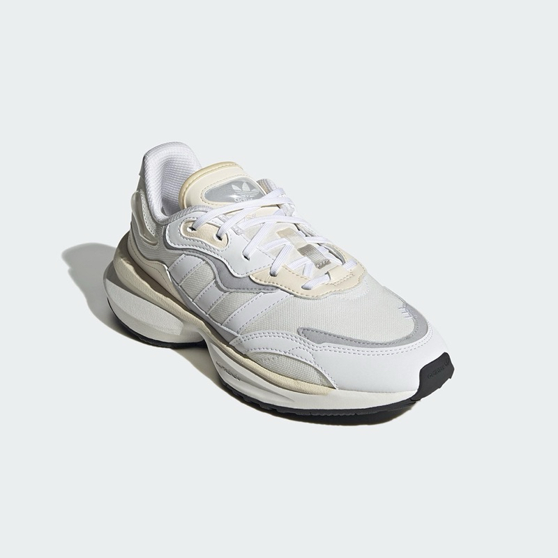 adidas 休閒鞋 女鞋 運動鞋 三葉草 ZENTIC W 白米灰